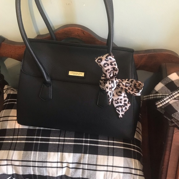 London Fog Handbags - London Fog two strap black purse